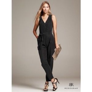 Banana Republic Monogram black jumpsuit